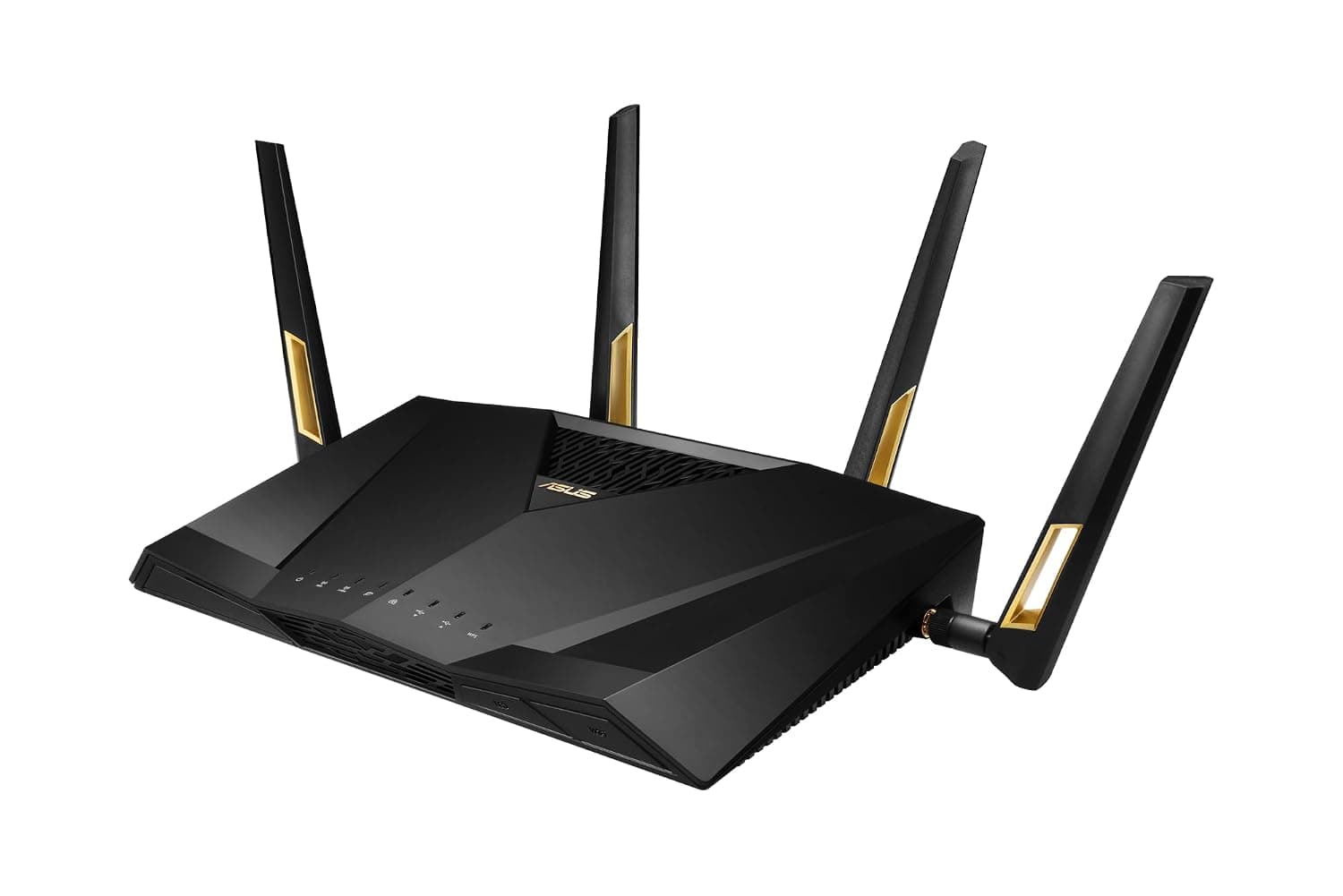 ASUS RT-AX88U Wireless-AX6000 AiMesh Dual Band Gigabit Router, OFDMA + MU-MIMO tech, 1024 QAM, Range Boost, Trend Micro AiProtection Pro, WTFast GPN, Dual WAN Support, 3G/4G Support