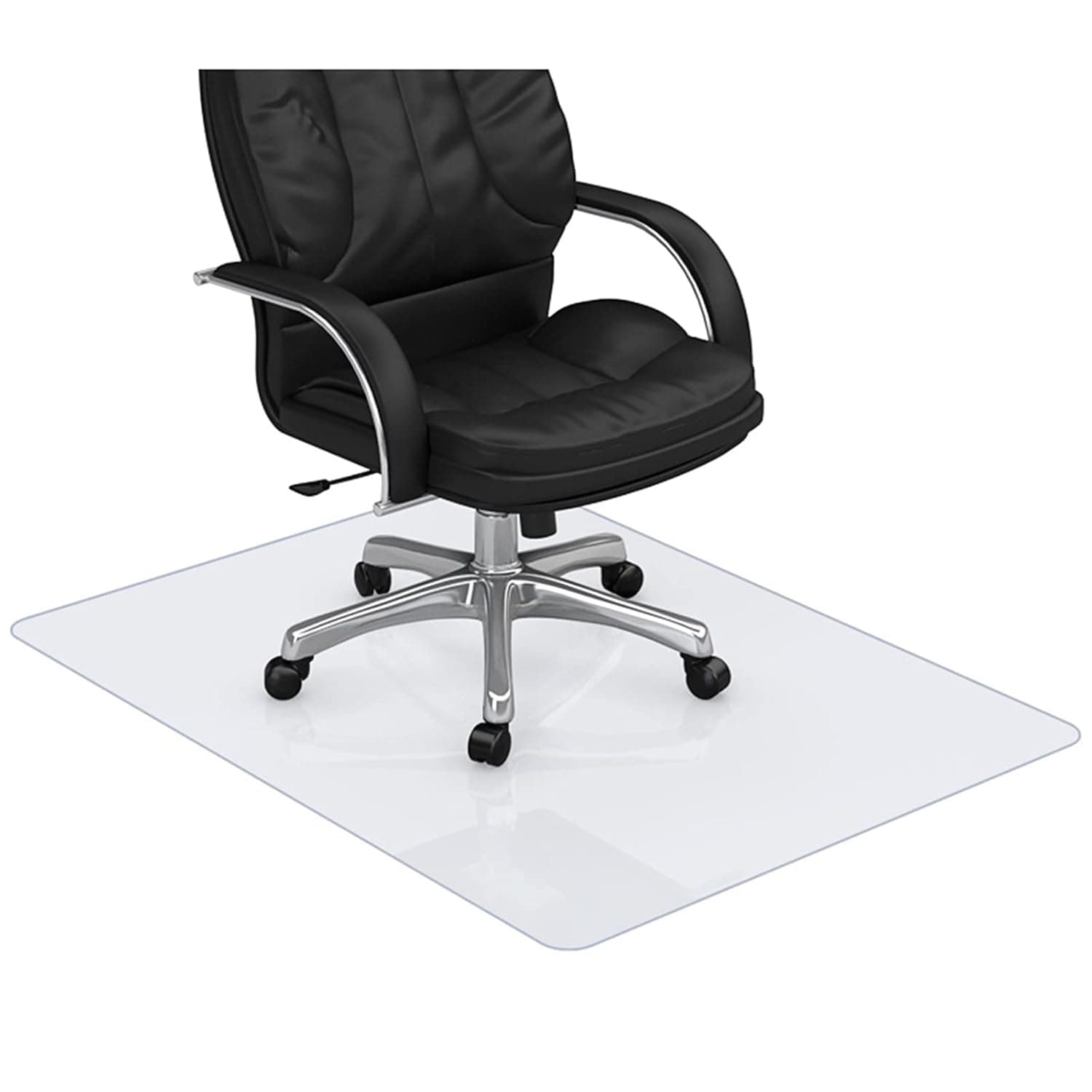 Office Chair Mat, 75x120/100x150cm, Clear Pvc Floor Protector Mat, Heavy Duty Floor Mat for Desk Chairs, Transparent Chair Mat for Carpet/hardwood Floors,50x80cm/19.7 * 31.5in