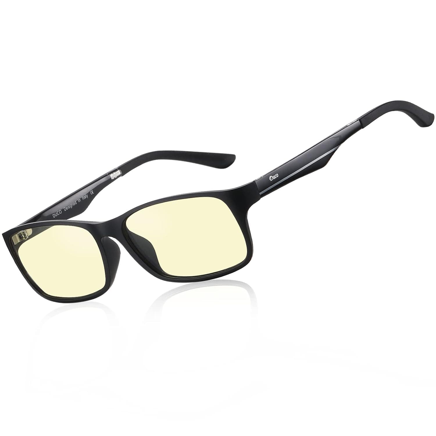 Duco Video Gaming Glasses 223 Anti-Glare, Anti-Screen Flicker, Blue Light Filtering for PC/Tablet/TV Gaming to Lesson Eye Fatigue
