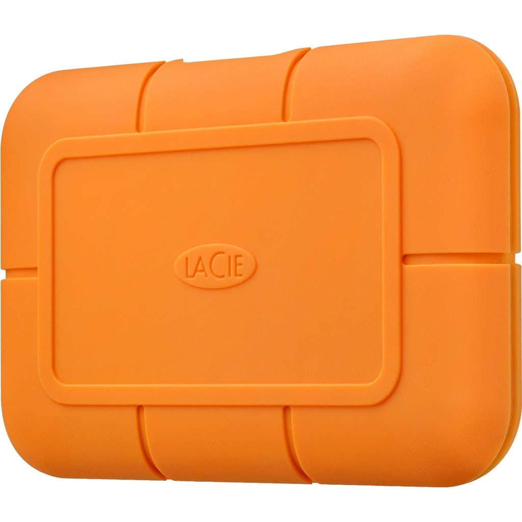 LaCie Rugged SSD 1TB Mobile External Solid State Drive in Orange - USB3.1