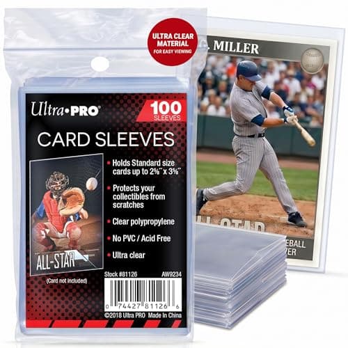 Ultra Pro - AW11739 - Card Protector Sleeves - - Transparent - 100 Piece
