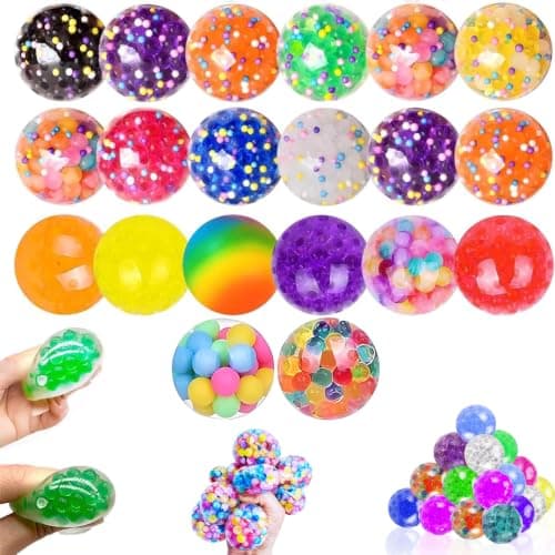 20 PCS Squishy Fidget Toys, Squishy Stress Balls for Stress Relief