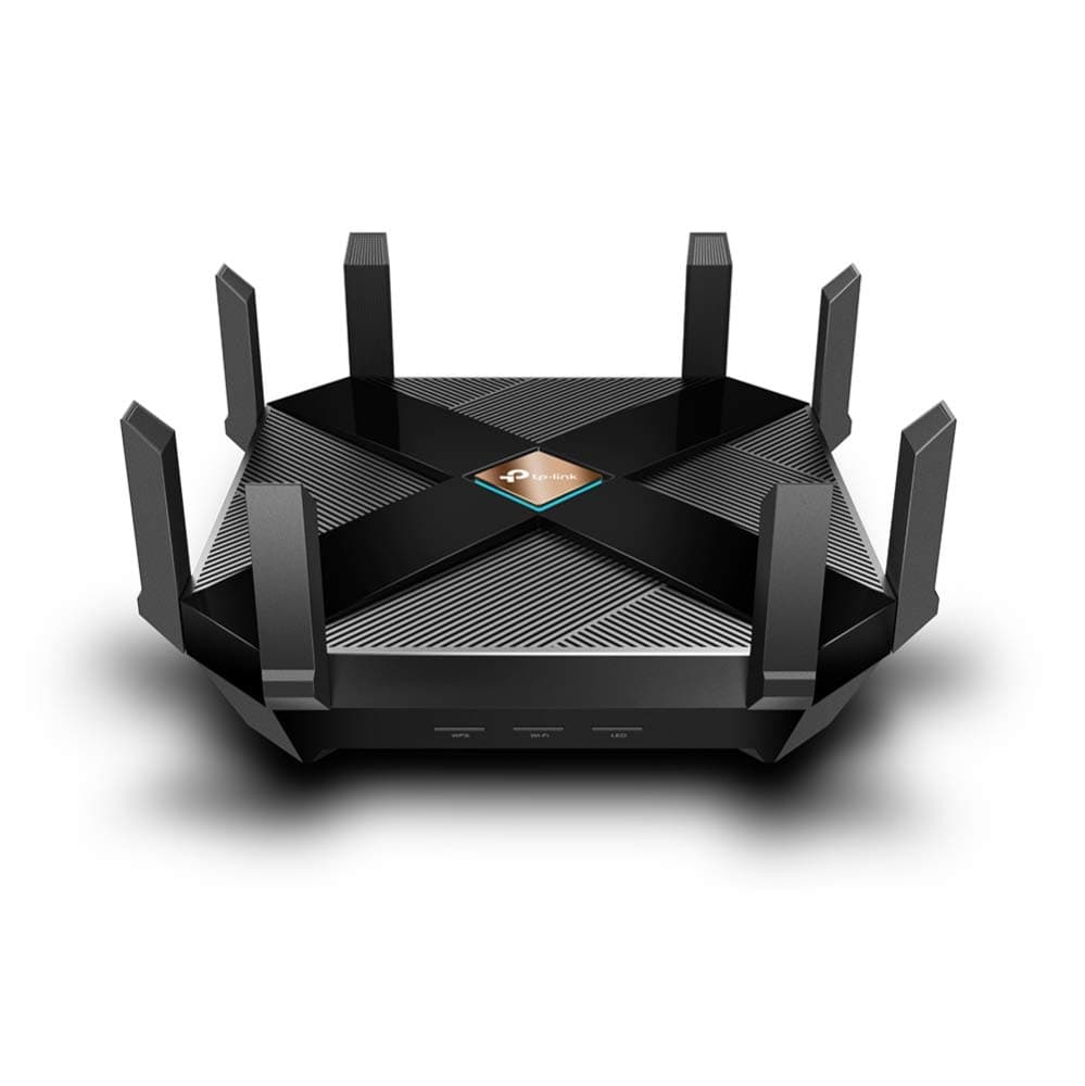 TP-Link Archer AX6000 Next-Gen WiFi 6 Gigabit Dual Band Wireless Cable Router, WiFi Speed up to 4804Mbps/5GHz+1148Mbps/2.4GHz, 8 Gigabit LAN Ports, Ideal for Gaming Xbox/PS4/Steam & 4K/8K Streaming