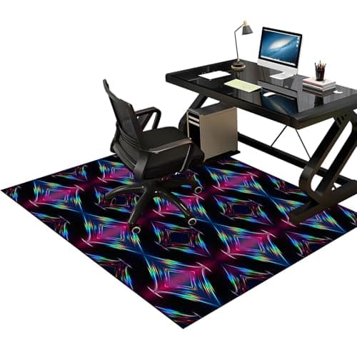 Office Chair Mat for Hardwood Floor, Desk Chair Mat for wooden Floors, 140 x 160 cm Floor Protector Mat Anti-Slip Floor Mat for Office Chair, Floor Mats Wood/Tile Protection Mat for Office & Home