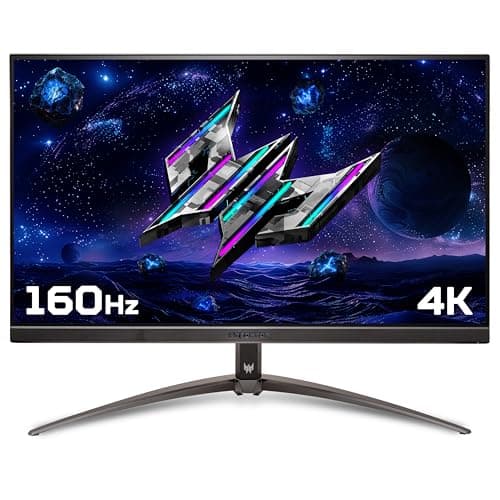 acer Predator XB273KV3 27 inch 4K UHD (3840 x 2160) Gaming Monitor - 160Hz, 0.5ms, IPS Panel, FreeSync Premium, 95% DCI-P3, HDR400, Height Adjustable Stand, Speakers, DisplayPort, HDMI