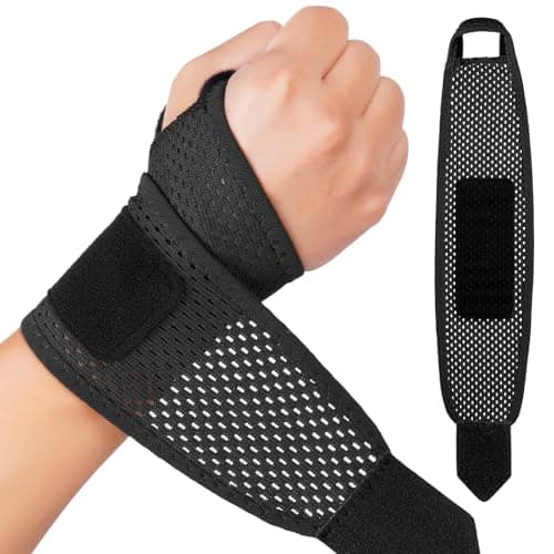 Beugo Wrist Support, Wrist Strap for Men Women, Black