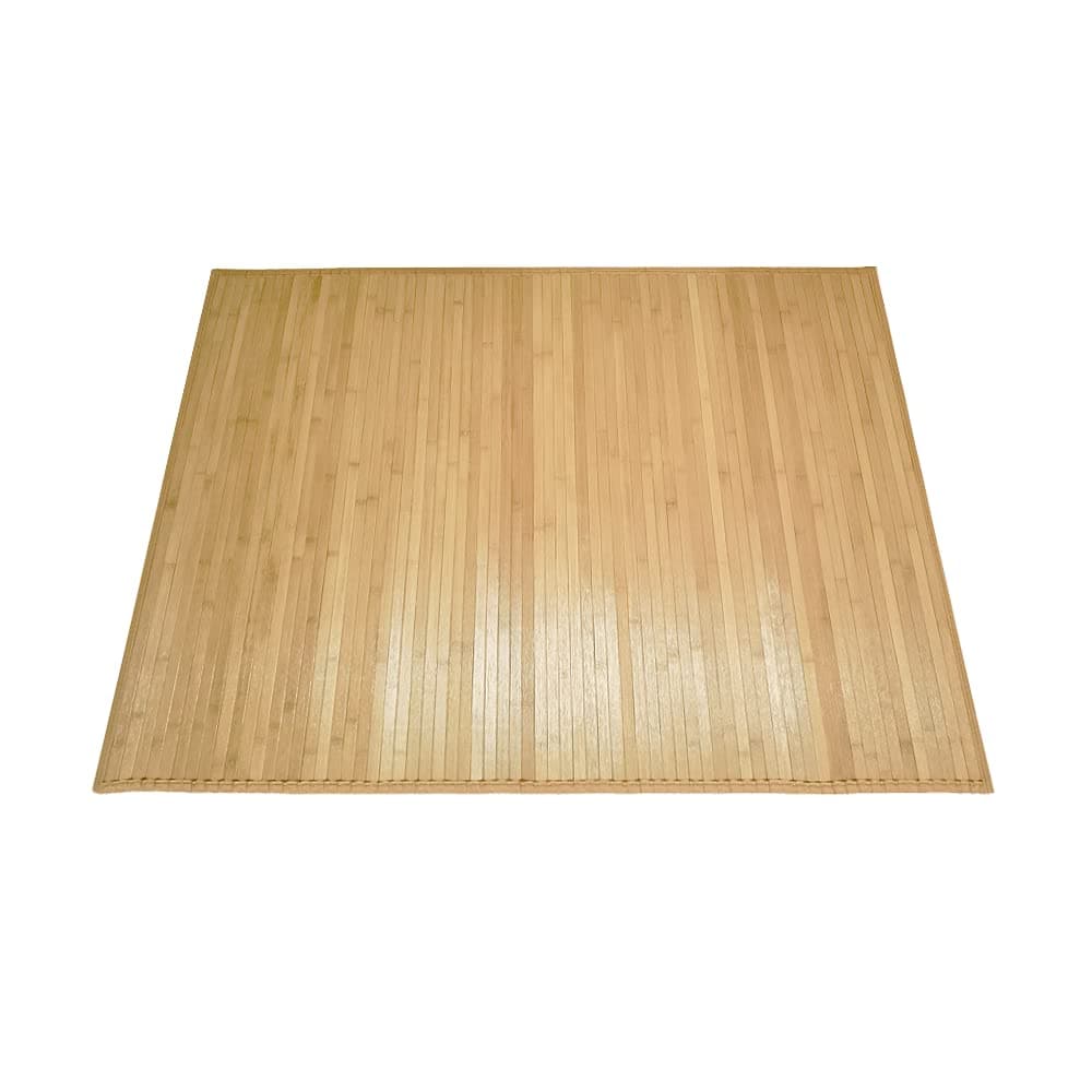 Innava Office Bamboo Chair Mat | Eco-friendly Rectangle Floor Protector Mat for Carpet Floor, Desk Chair Mat 90cmx120cm Size, 5mm Thickness Hardwood Chair Mat