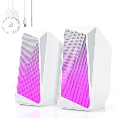 SOULION C30 Bluetooth PC Speakers for Desktop, Monitor, Laptop, Gaming
