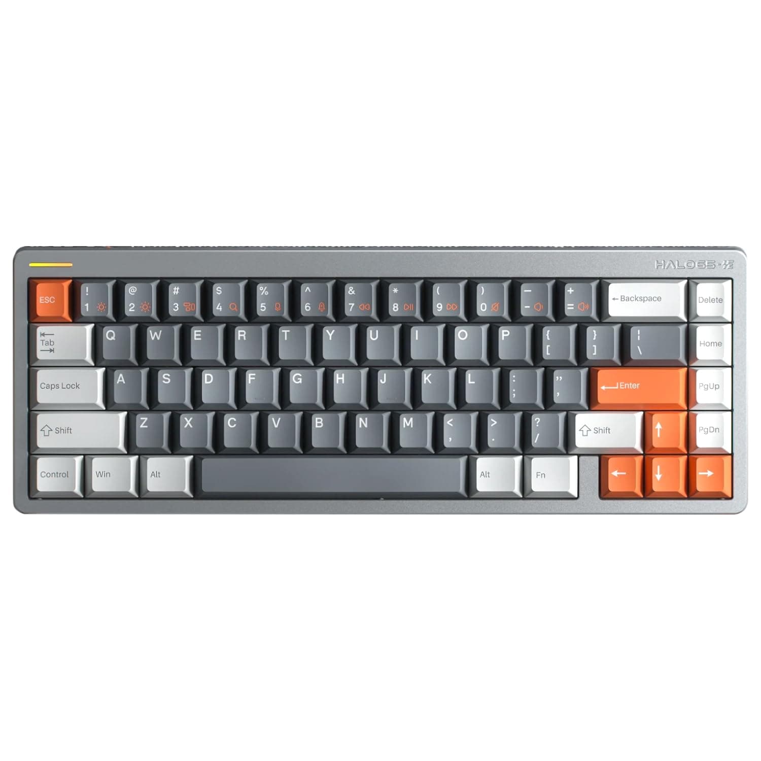 nuphy Halo65 HE Magnetic Switches Gaming Keyboard,Rapid Trigger | 65 Percent 67keys Wired Hall Effect, Hyper-Fast Adjustable Actuation, RGB Hot-swappable, 8K Hz Polling Rate