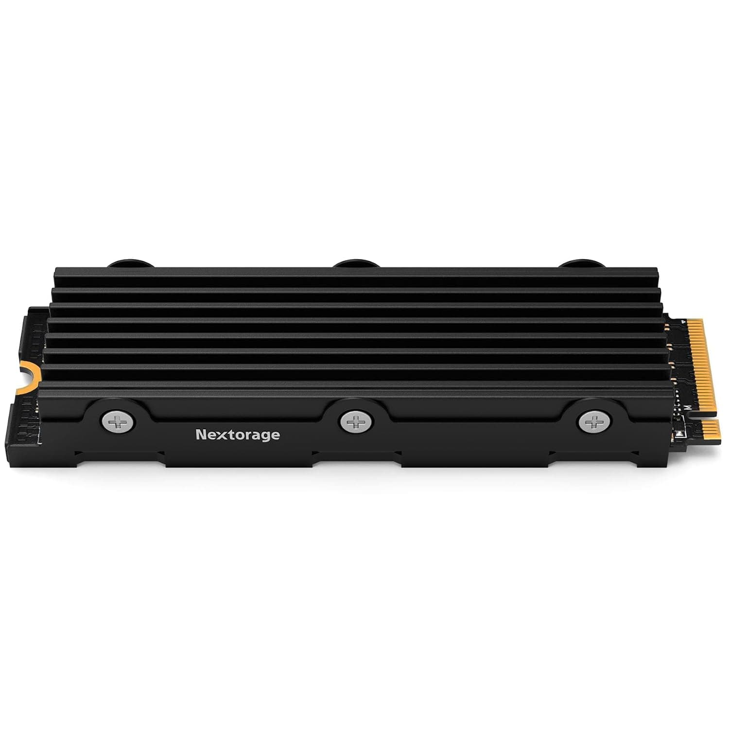 Nextorage 2TB Internal SSD compatible with PS5 console and PC M.2 2280 with Heatsink PCIe Gen4.0 NVMe NEM-PA2TB/N SYM Maximum Transfer Rate Read: 7300MB/s, Write: 6900MB/s Solid State Drive