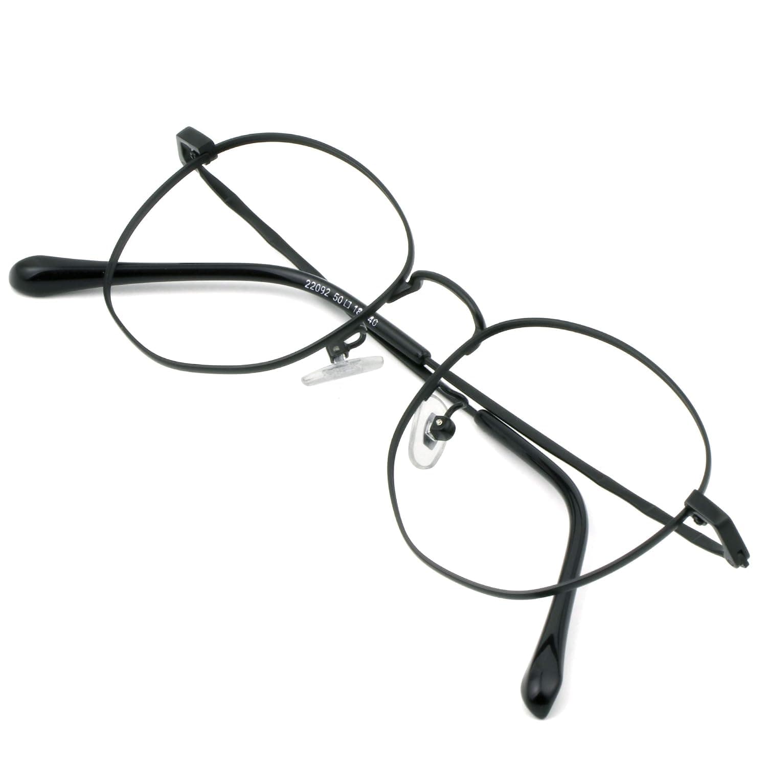 VisionGlobal Men's Blue Light Blocking Glasses for Computer Reading, Anti Glare Lenses Help Reduce Eye Strain and Fatigue, (Black, +0.50 Magnification)