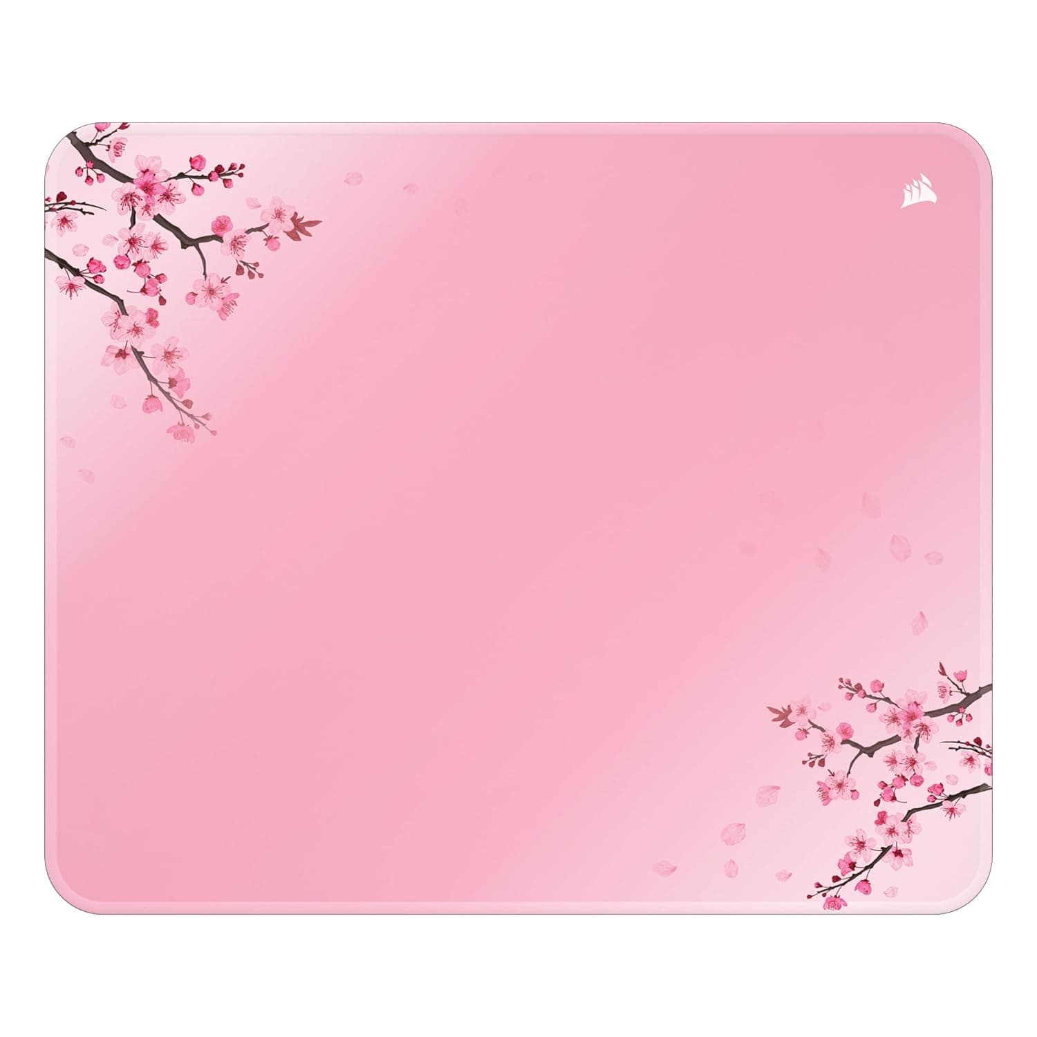 Corsair MM300 Medium Cherry Blossom Anti-Fray Cloth Gaming Mouse Pad – 36cm x 30cm, Textile-Weaved Cloth, Anti-Slip Rubber Base, Reinforced Stitched Edges