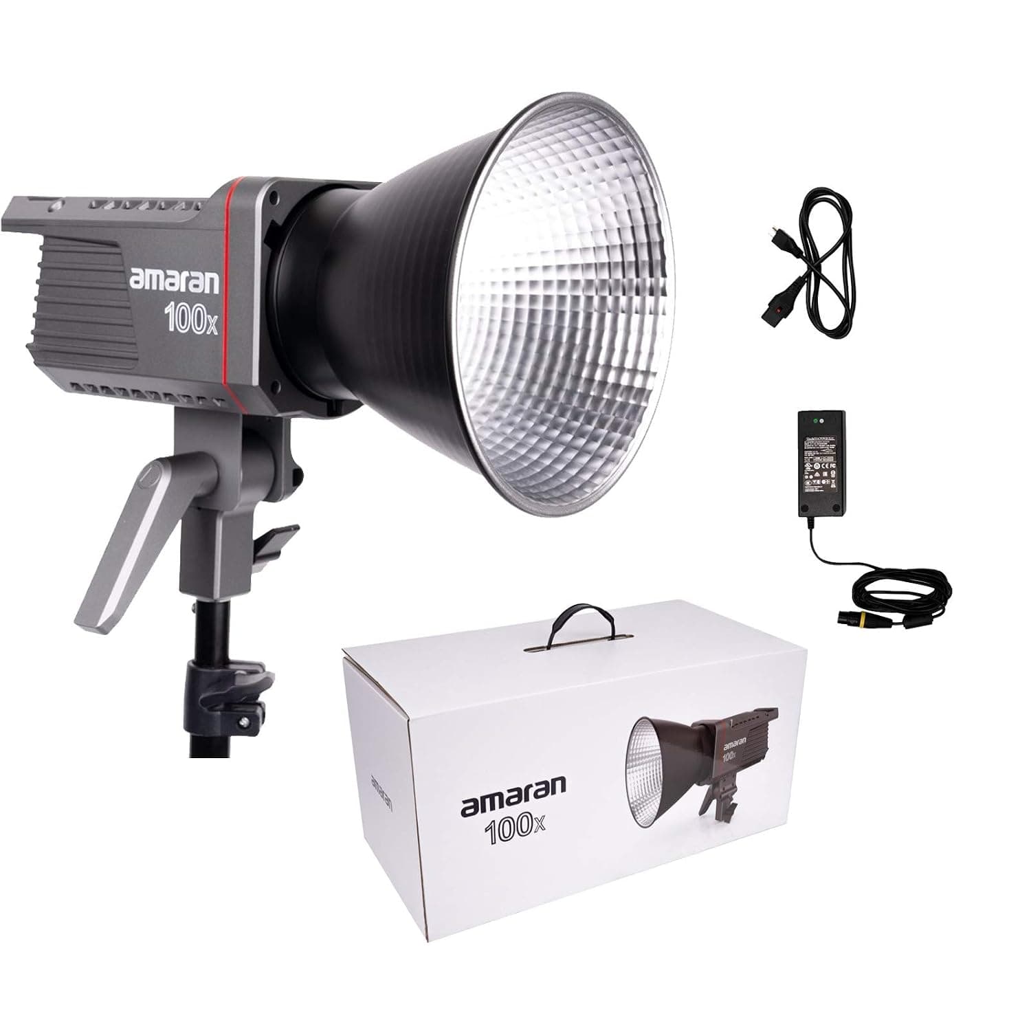 Aputure Amaran 100X Led Video Light,130W Bi-Color (2700K-6500K) CRI 95+,Bowens Mount with Bluetooth App Control for Photography,Interview