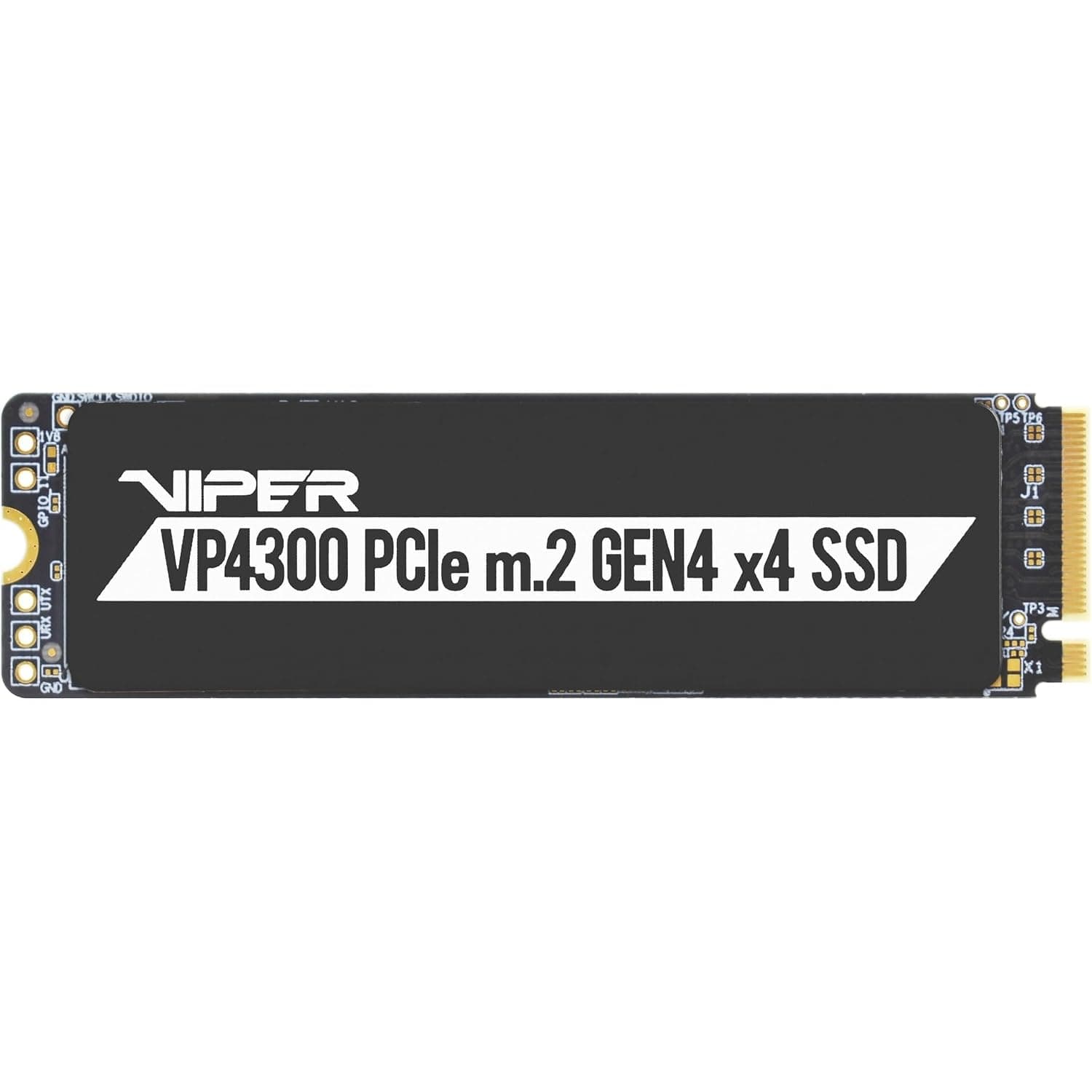 Patriot Viper VP4300 2TB M.2 2280 PCIe Gen4 x 4 Solid State Drive - VP4300-2TBM28H | Compatible with PS5; Form factor: M.2 2280; Interface: PCIe Gen4 x 4.