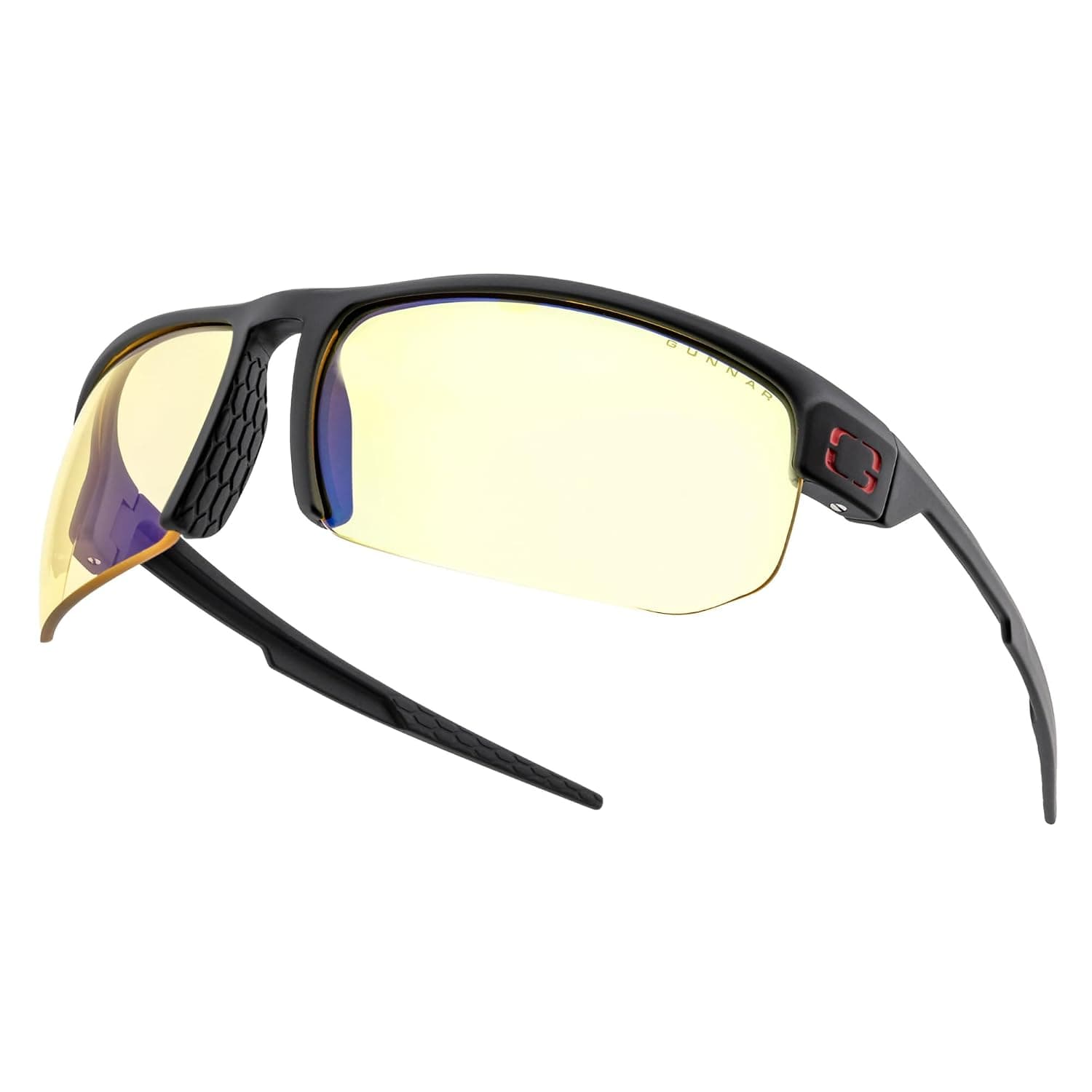 Gunnar Bluelight Blocking Glasses - Torpedo - Onyx - Amber | Computer / Gaming glasses - Torpedo - Onyx - Amber - Blocks 65% blue light & 100% UV - Patented technology since 2002
