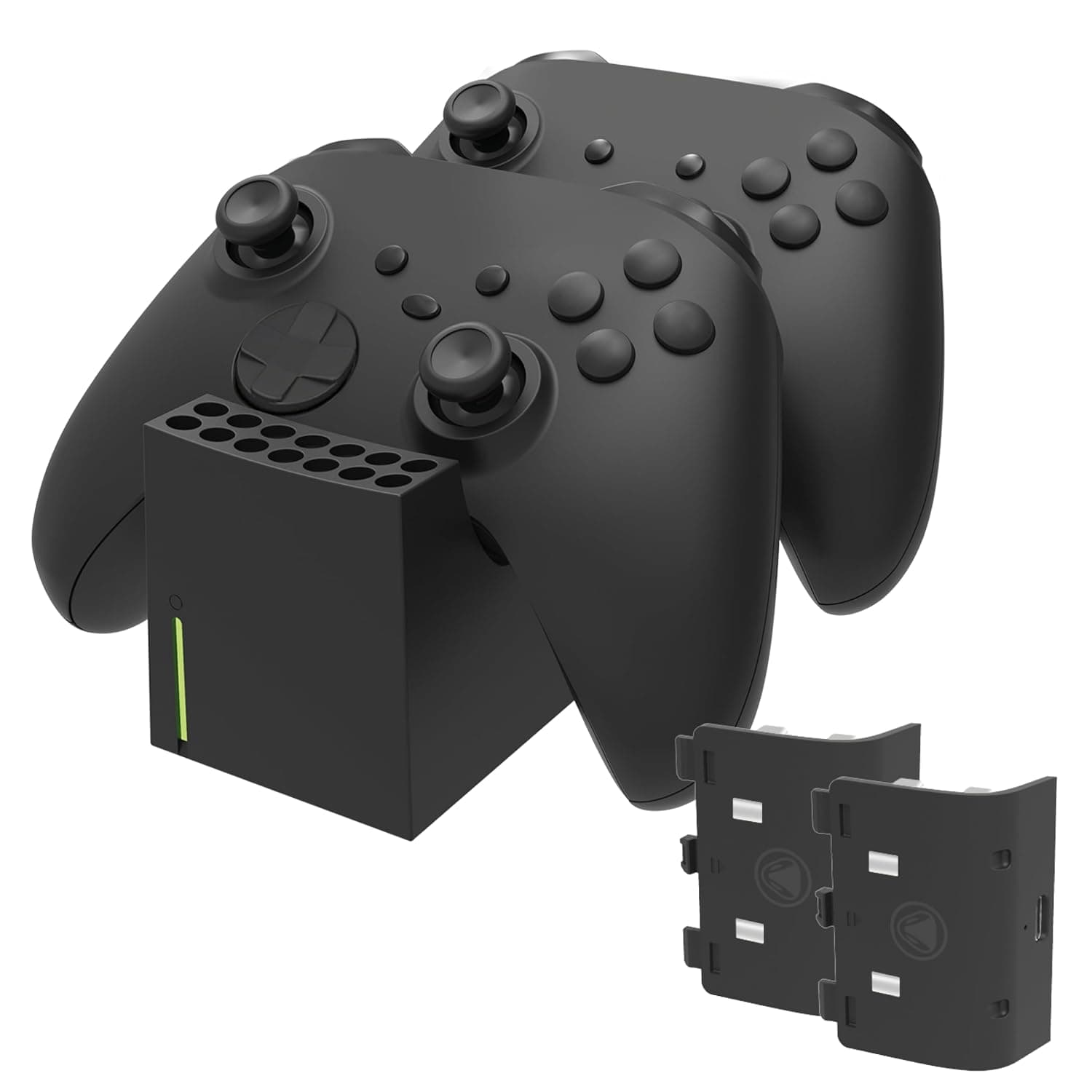 Snakebyte TWIN:CHARGE X - Xbox Series S/X Controller Charging Dock - 2 Controllers, Black, USB-C, Fast Charging