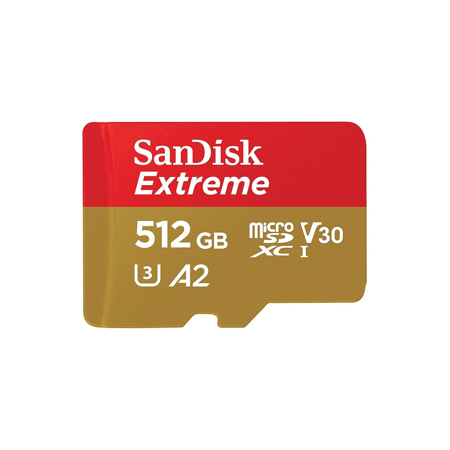 SANDISK 512GB Extreme microSD Card + Adapter, Up to 190MB/s Read Speeds