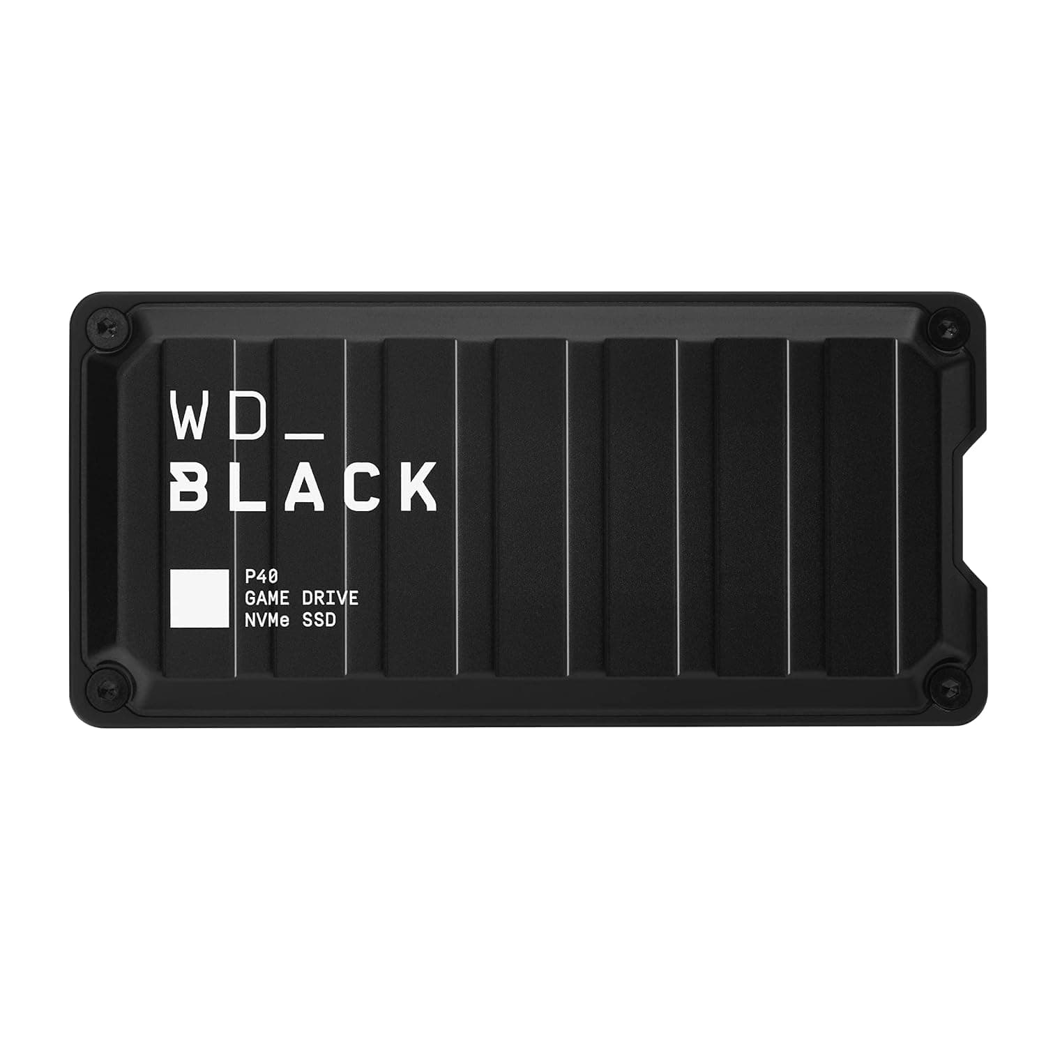 WD_BLACK P40 1TB Game Drive SSD, External SSD drive, Portable, Works with Playstation, PS5, Xbox, PC & Mac, Superspeed USB 3.2 Gen 2x2, up to 2000 MB/s, WD_BLACK Dashboard, Customizable RGB lighting