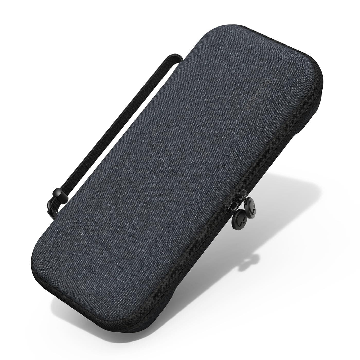 Skull & Co. Every Day Slim Carrying Case for Steam Deck and Steam Deck OLED: Protective Travel Case Portable Hard Shell Case for GripCase SD - Denim