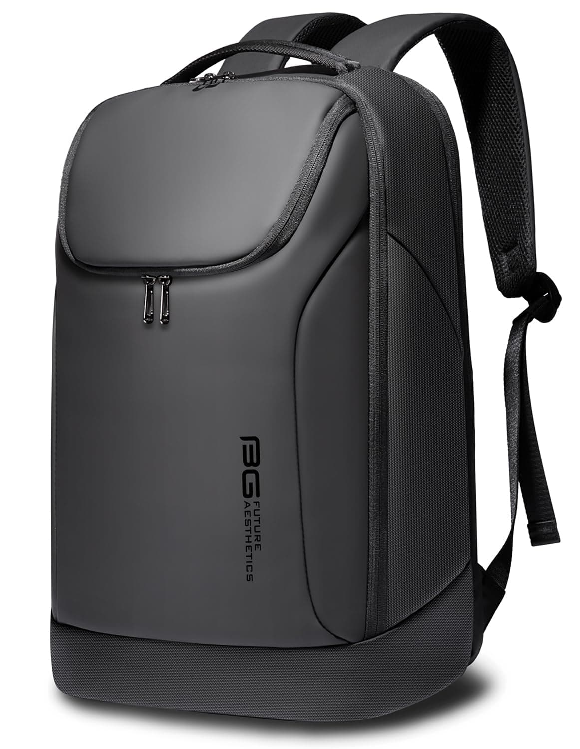 BANGE Business Smart Waterproof Backpack Fit 15.6 Inch Laptop, Travel Durable Suitable For Overnight And Daily Use, Black (No Usb)
