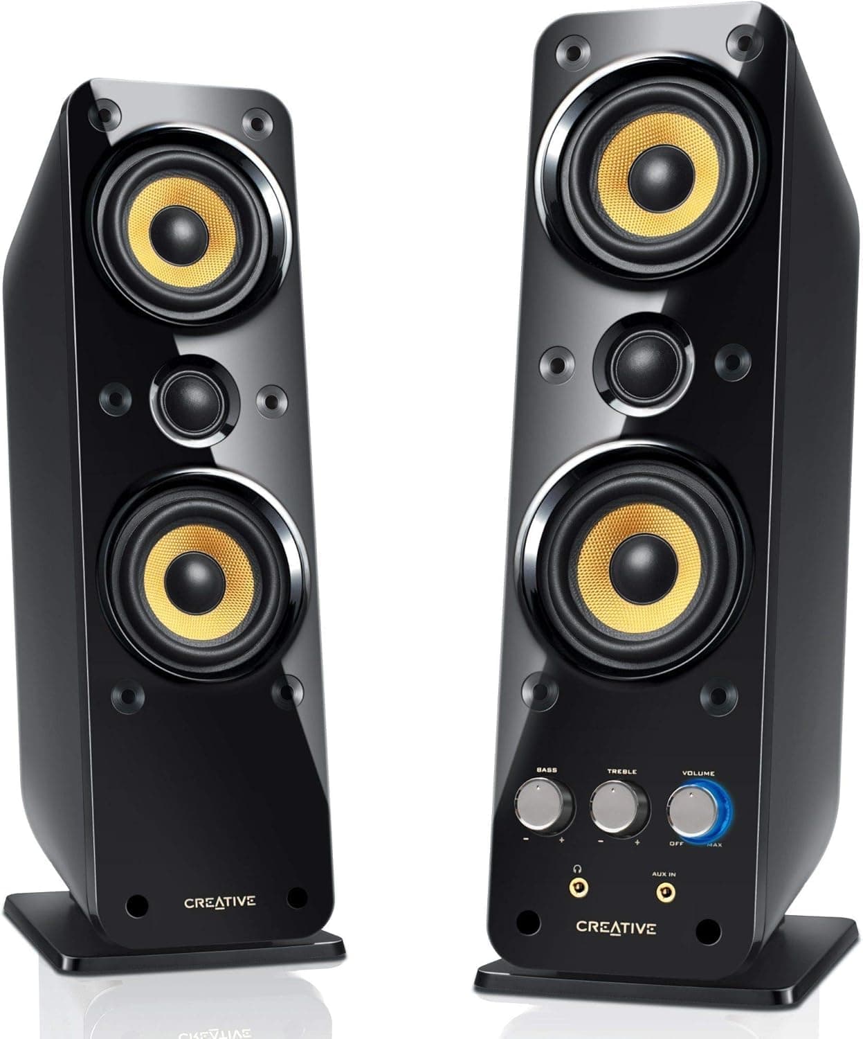 CREATIVE GigaWorks T40 Series II 2.0 Multimedia Speaker System with BasXPort Technology, Black