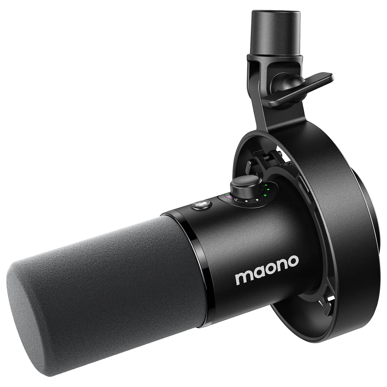 MAONO PD300X Podcast Microphone- XLR/USB Microphone with Noise Canceling, 192kHz/24Bit Hi-Fi Audio, Mute Button, Link Software. Dynamic Mic for Podcasting, Streaming, Studio Recording
