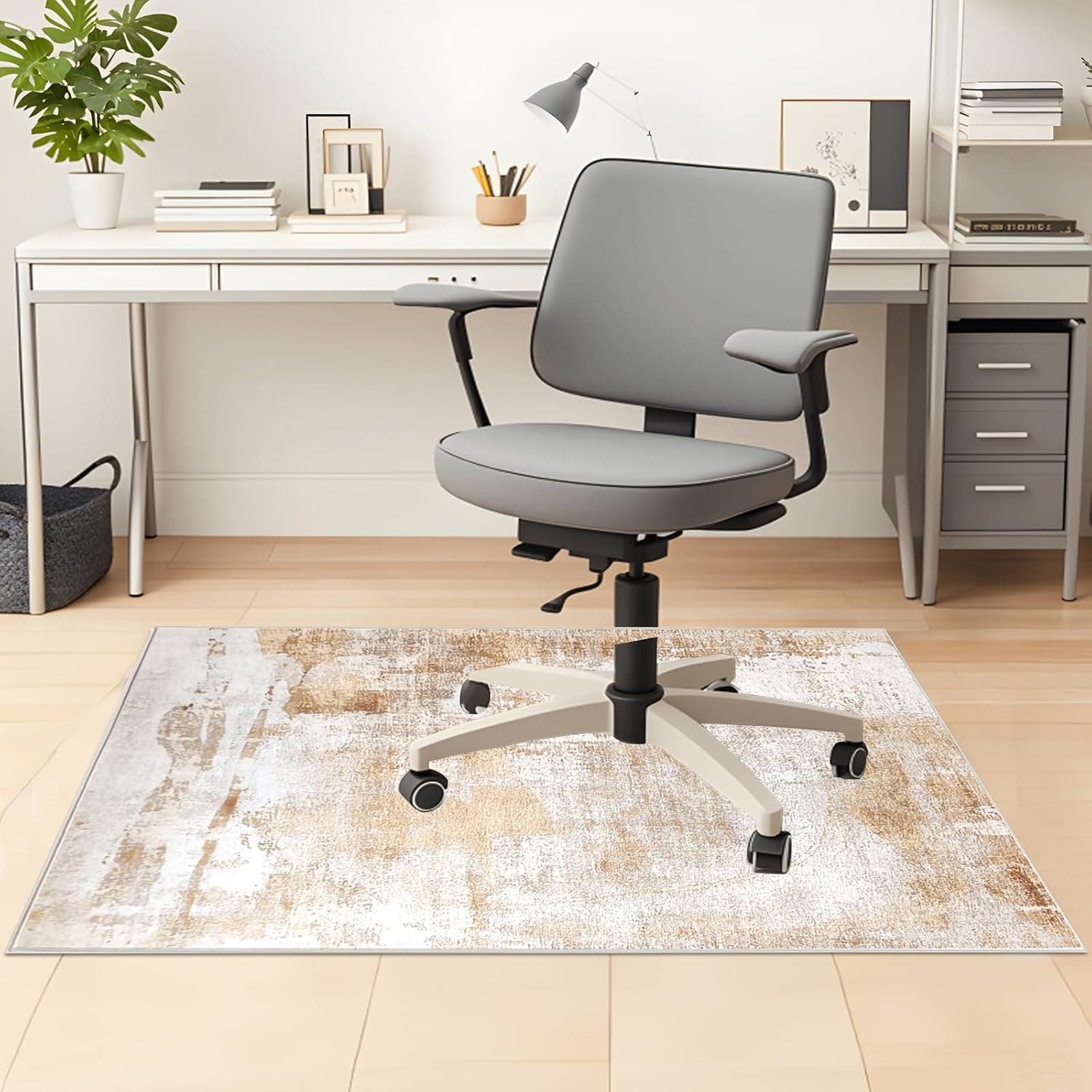 Office Chair Mat 120 x 150 cm, Floor Protector for Office Chair, Anti-Slip | Desk Chair Mats, Chair Mat for Hardwood Floor, Computer Rolling Chairs Mat Hard Floor for Home and Office, Machine Washable