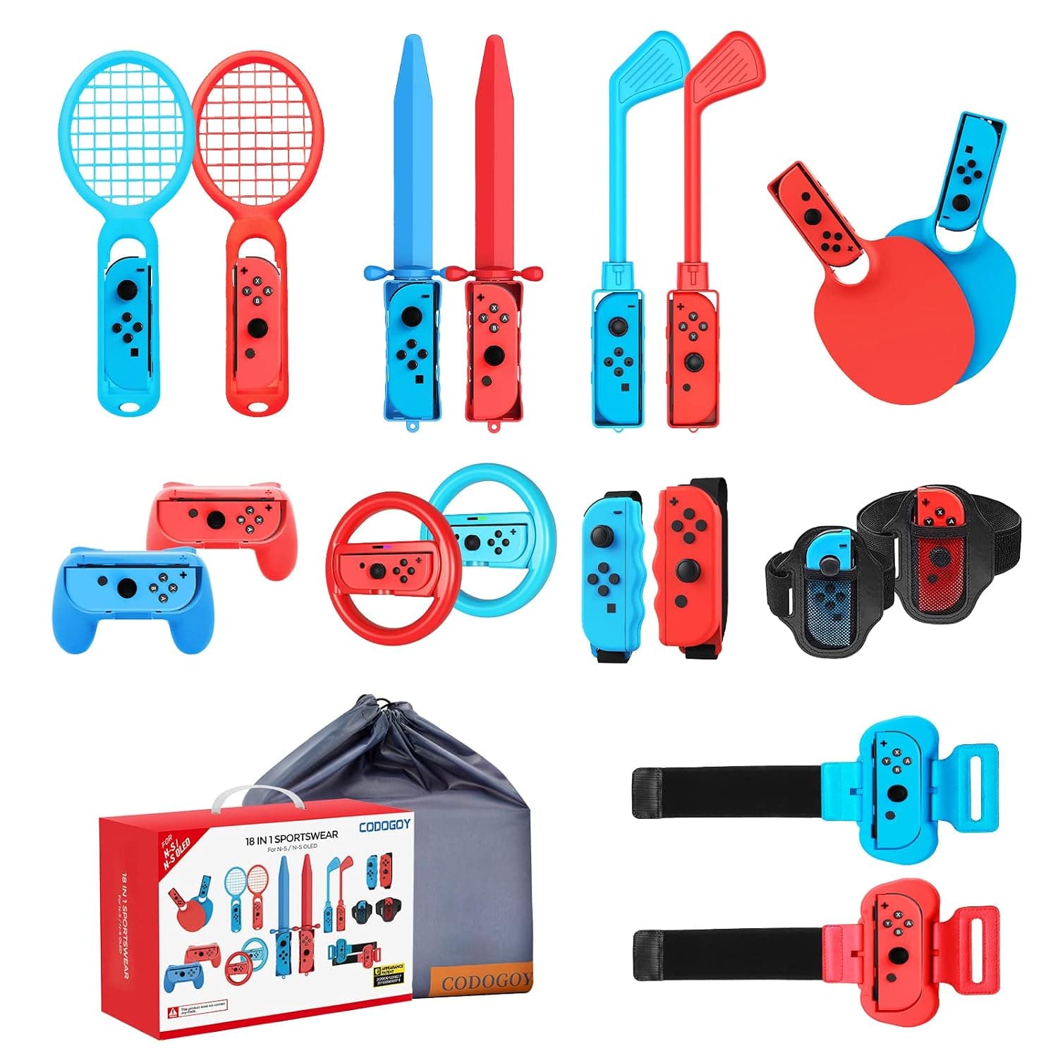 Switch Sports Accessories Bundle for Nintendo Switch Sports