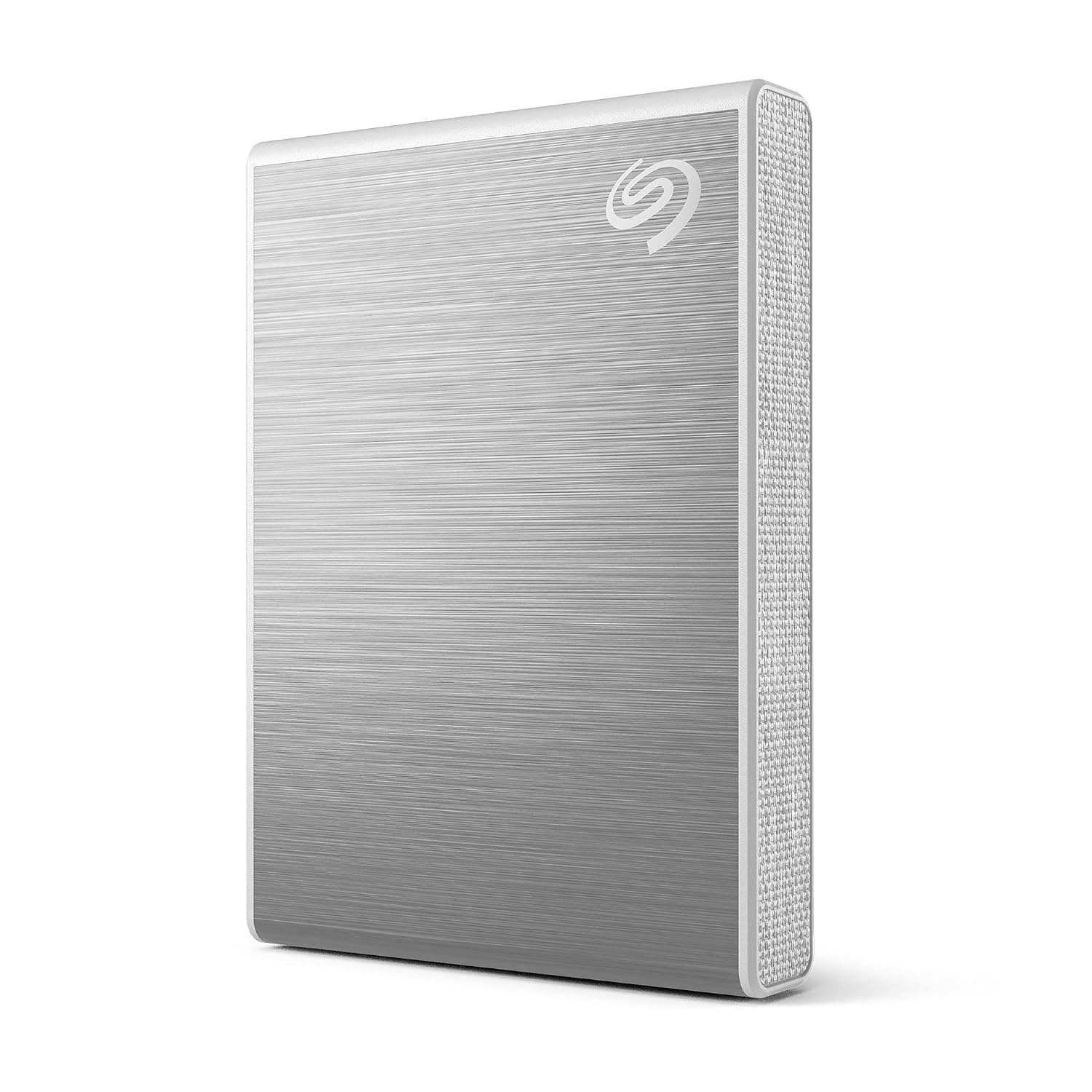 Seagate One Touch SSD, 1TB, External SSD, USB 3.0, Silver, 1 year MylioCreate, Data Rescue Service (STKG1000401)